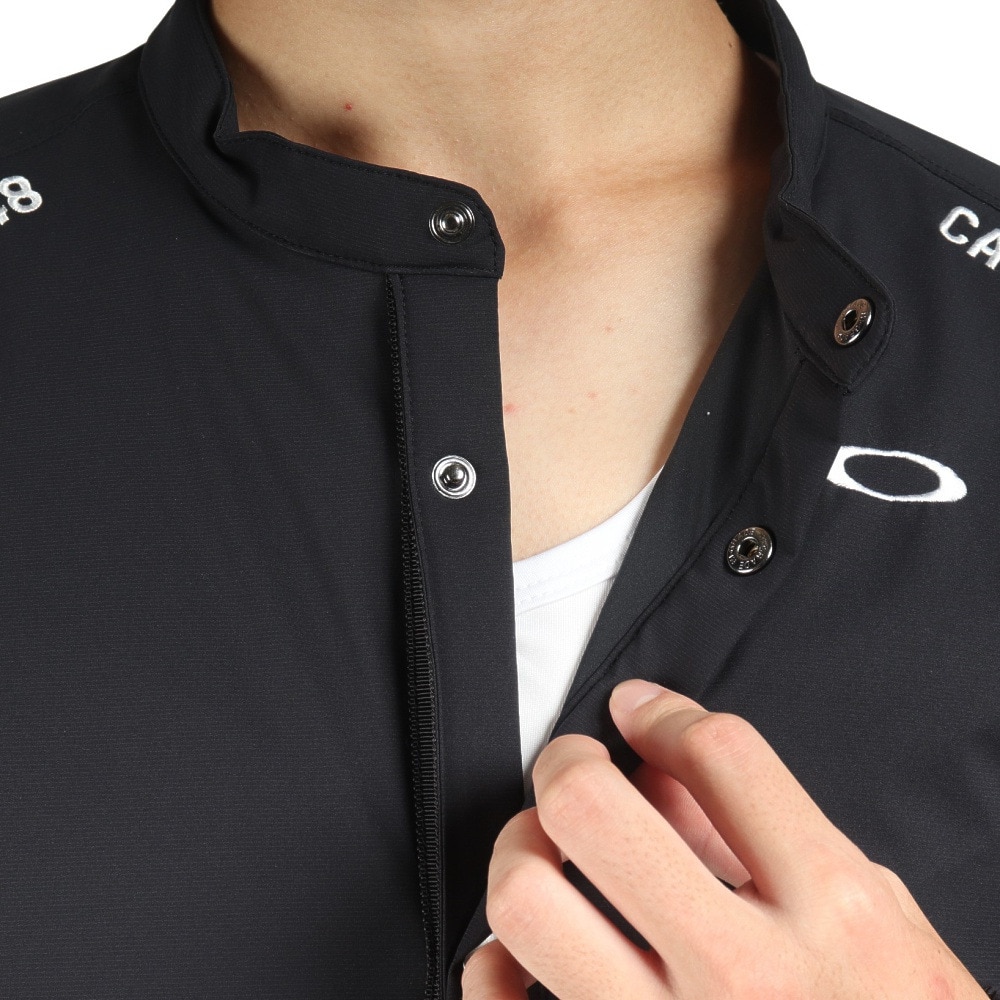 オークリー（OAKLEY）（メンズ）ゴルフウェア アウター 長袖 撥水 防風 保温 ストレッチ ドライ 快適 STW WIND JACKET FOA404680-02E★★★