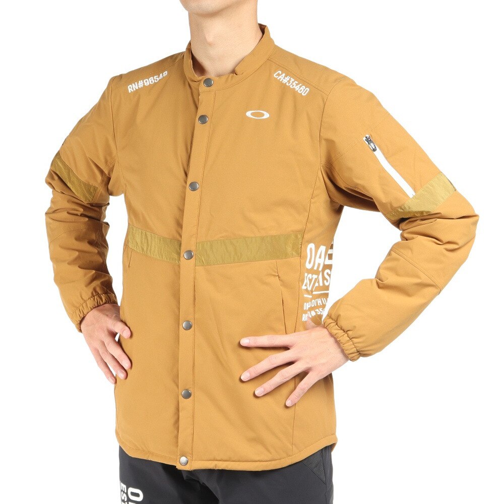 ＜ヴィクトリアゴルフ＞ ＯＡＫＬＥＹ ゴルフウェア アウター 長袖 撥水 防風 保温 ストレッチ ドライ 快適 STW WIND JACKET FOA404680-85W Ｍ 80 ウェア画像