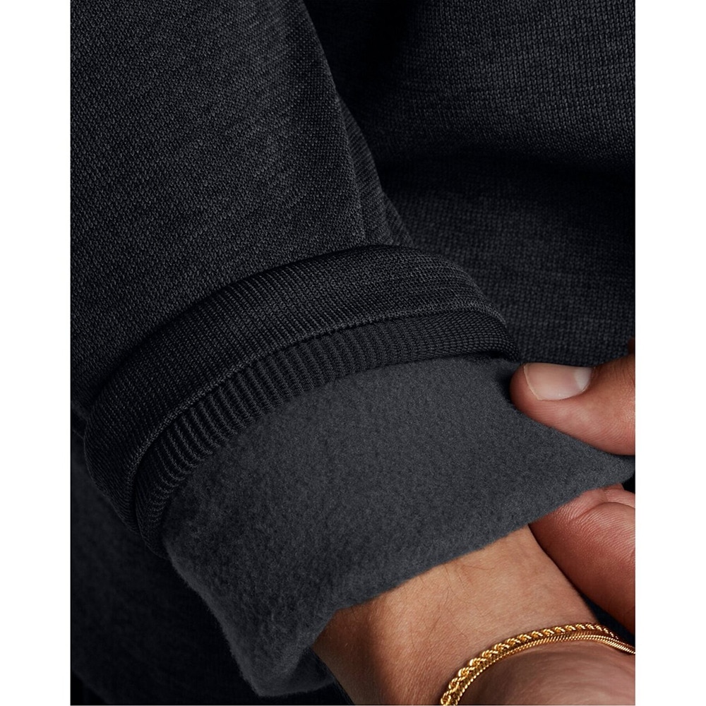 アンダーアーマー（UNDER ARMOUR）（メンズ）ゴルフウェア アウター 撥水 保温 Drive Storm SweaterFleece ハーフジップシャツ 1387121 001