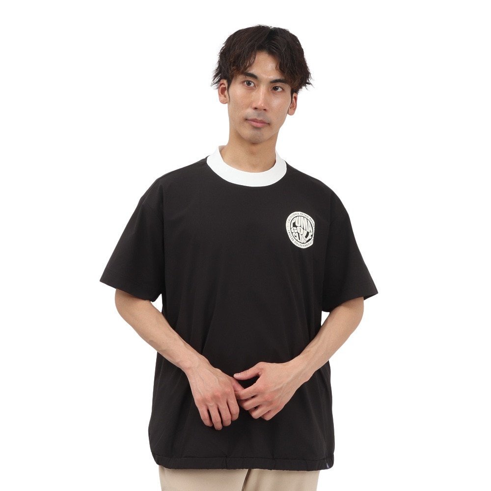 プーマ（PUMA）（メンズ）ゴルフウェア アウター 半袖 ウーブン ピステシャツ 635497-01