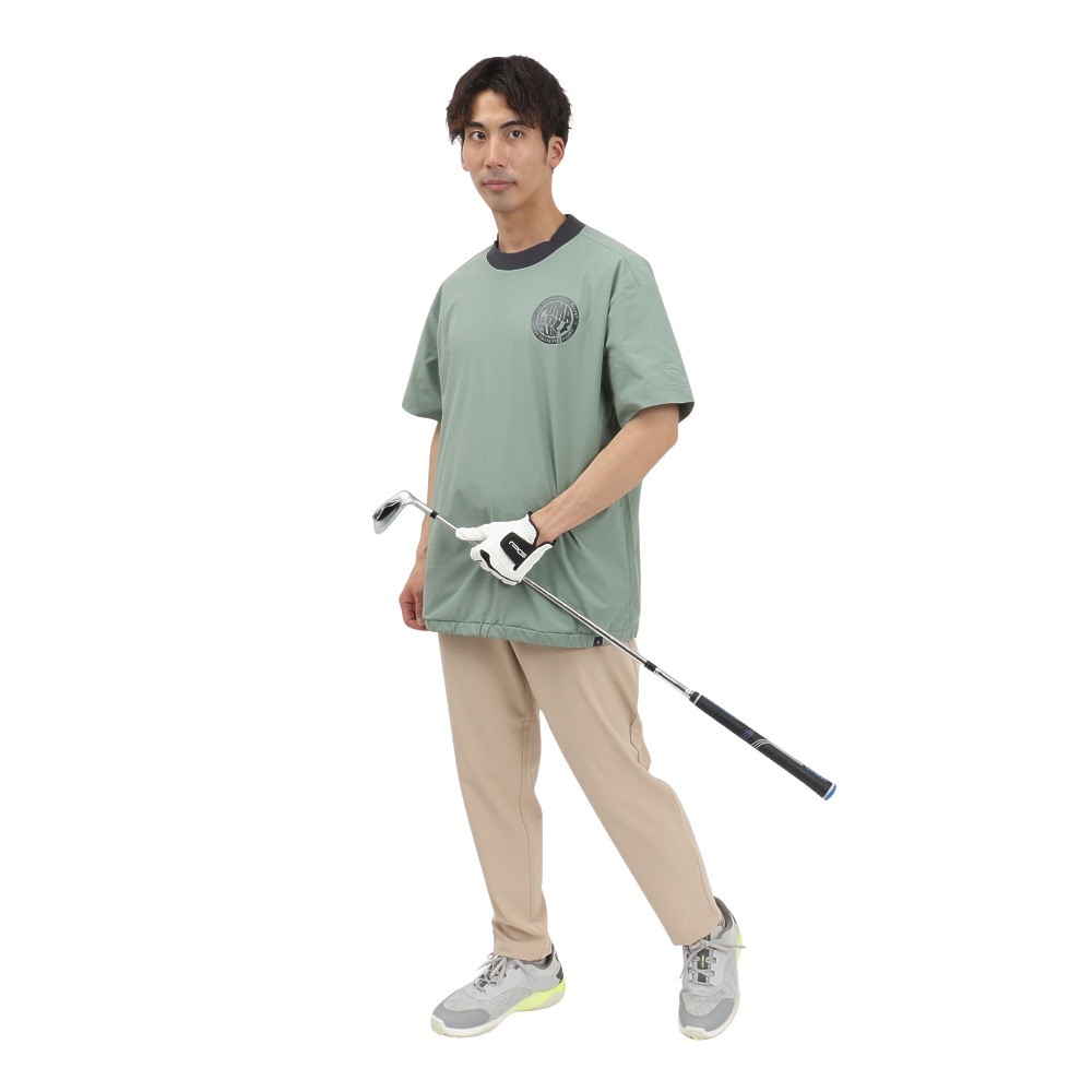 プーマ（PUMA）（メンズ）ゴルフウェア アウター 半袖 ウーブン ピステシャツ 635497-02
