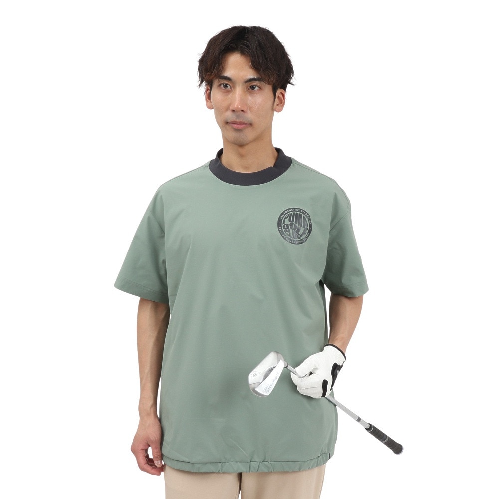 プーマ（PUMA）（メンズ）ゴルフウェア アウター 半袖 ウーブン ピステシャツ 635497-02
