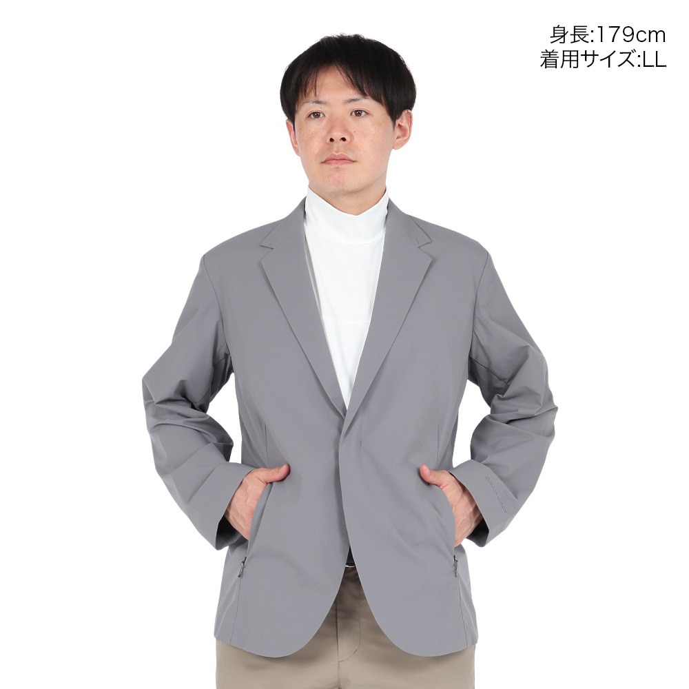 シルバースコット845（SILVERSCOTT845）（メンズ）ゴルフウェア アウター 撥水 RELAXED TAILORED ジャケット SS25SSJ008 GRY