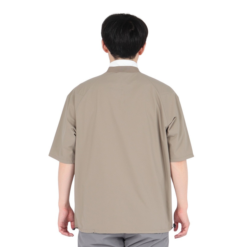 シルバースコット845（SILVERSCOTT845）（メンズ）ゴルフウェア WOVEN ハーフジップ プルオーバー SS25SST004 BEG