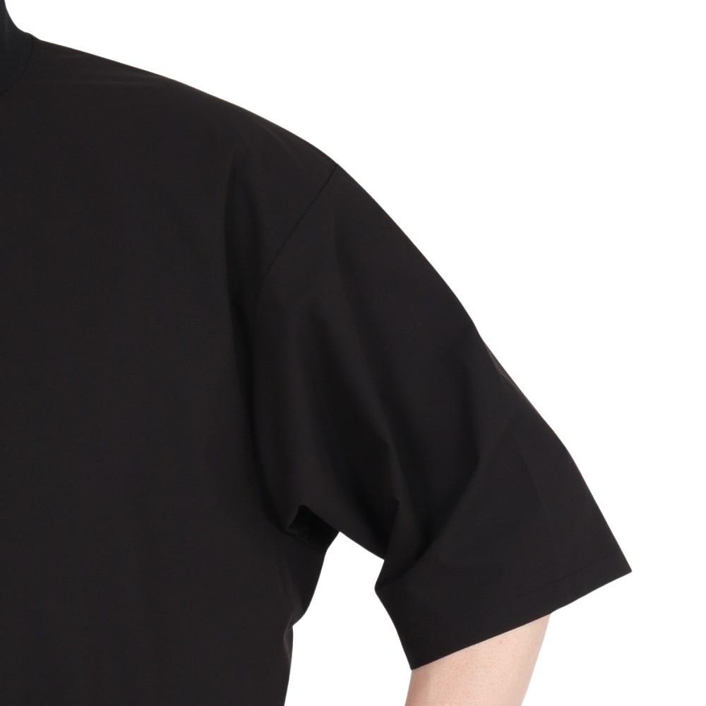 シルバースコット845（SILVERSCOTT845）（メンズ）ゴルフウェア WOVEN ハーフジップ プルオーバー SS25SST004 BLK