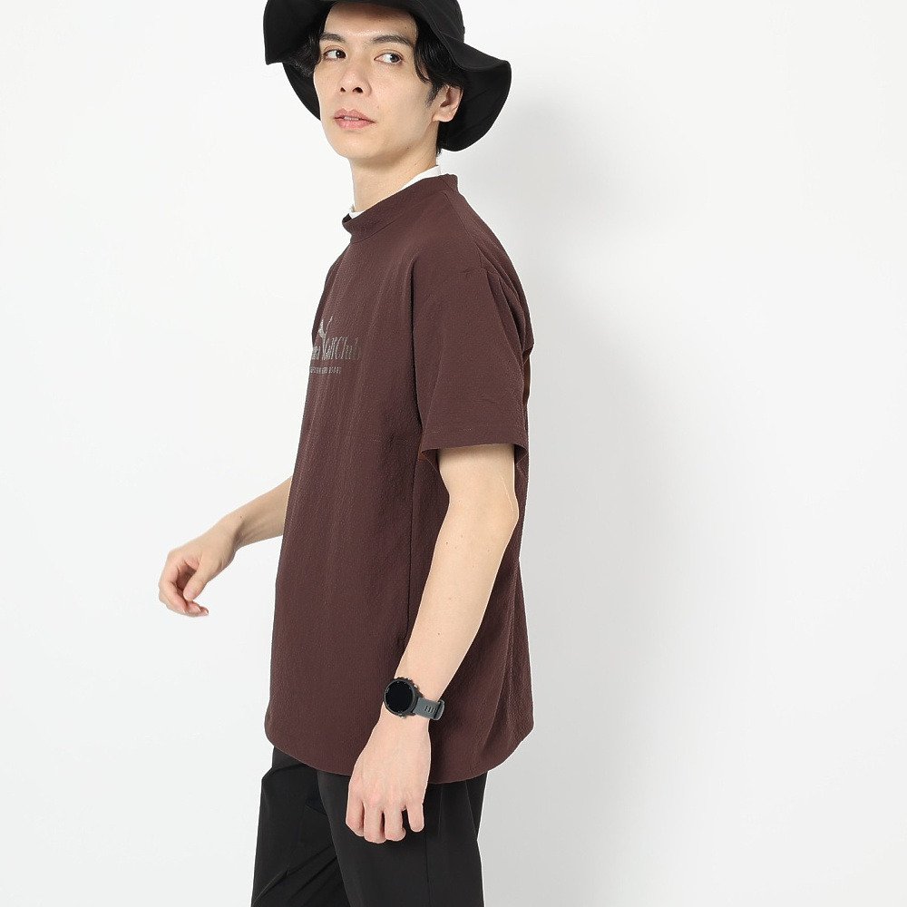 プーマ（PUMA）（メンズ）ゴルフウェア 半袖 アウター ウーブンピステ 638993-02