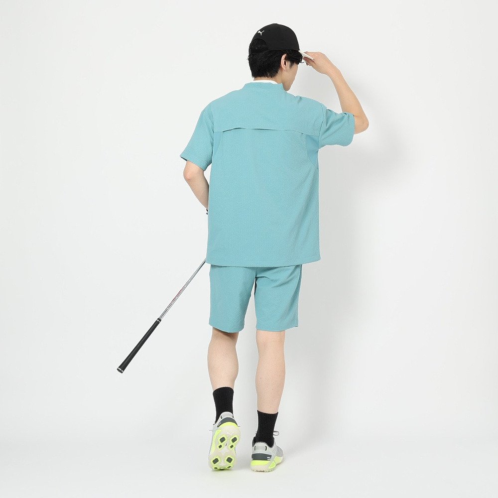 プーマ（PUMA）（メンズ）ゴルフウェア 半袖 アウター ウーブンピステ