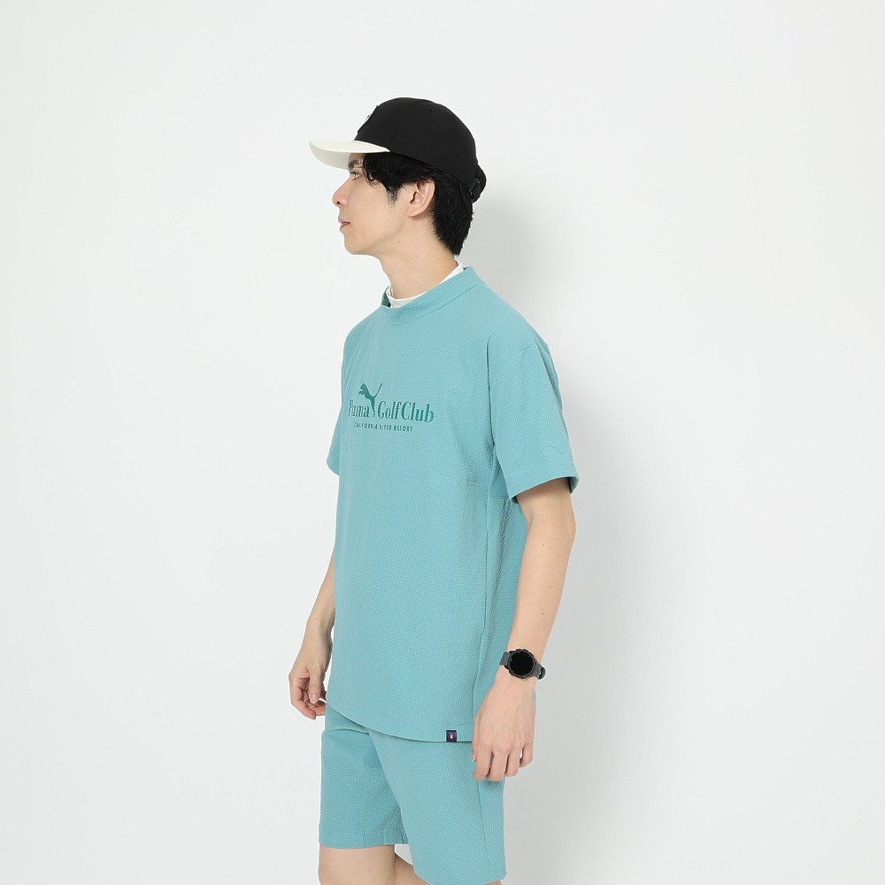 プーマ（PUMA）（メンズ）ゴルフウェア 半袖 アウター ウーブンピステ 638993-03