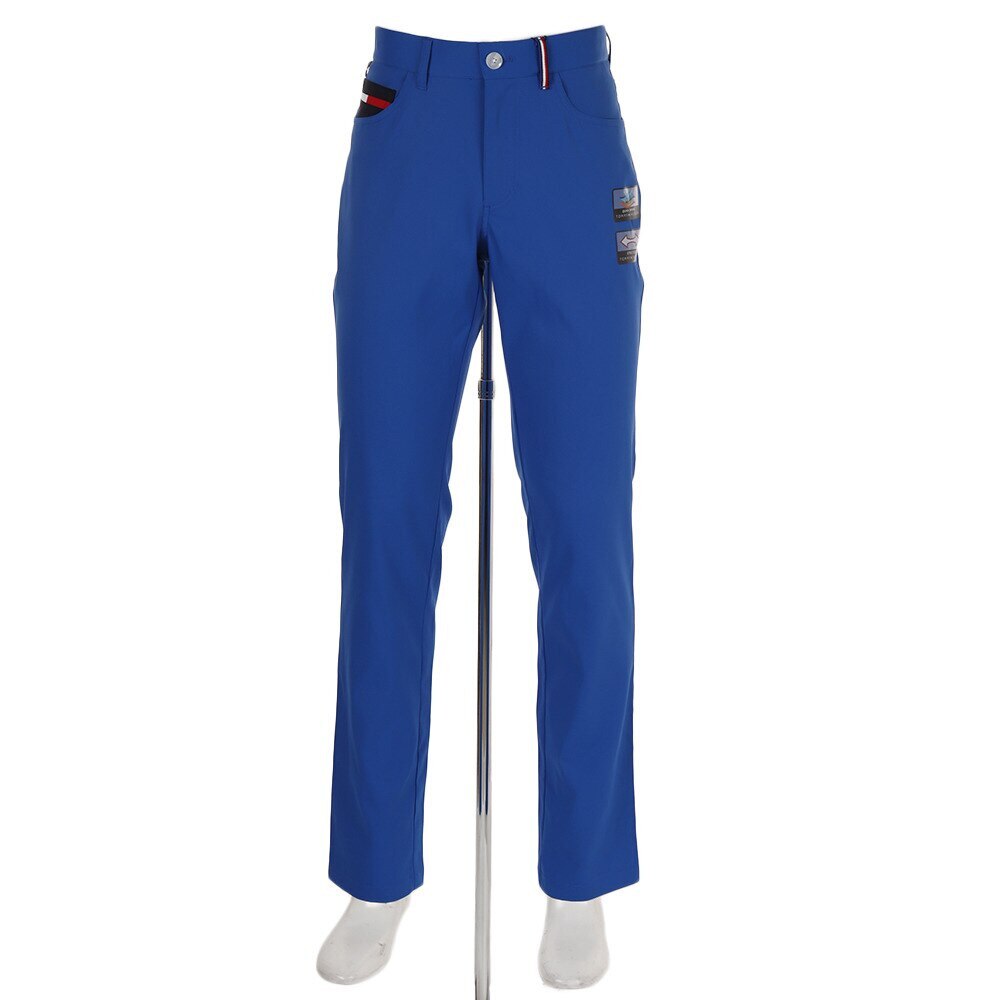 トミーヒルフィガー ゴルフウェア ストレートスタイル ロングパンツ THMA924-BLU Ｌ 40 ウェア