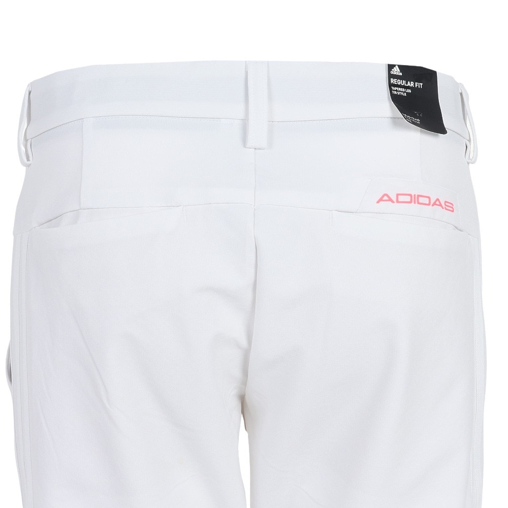 アディダス（adidas）（メンズ）ゴルフウェア UPF50+ 撥水 吸湿性 EX STRETCH ACTIVE スリーストライプスアンクルパンツ CN418-HI5613W/W