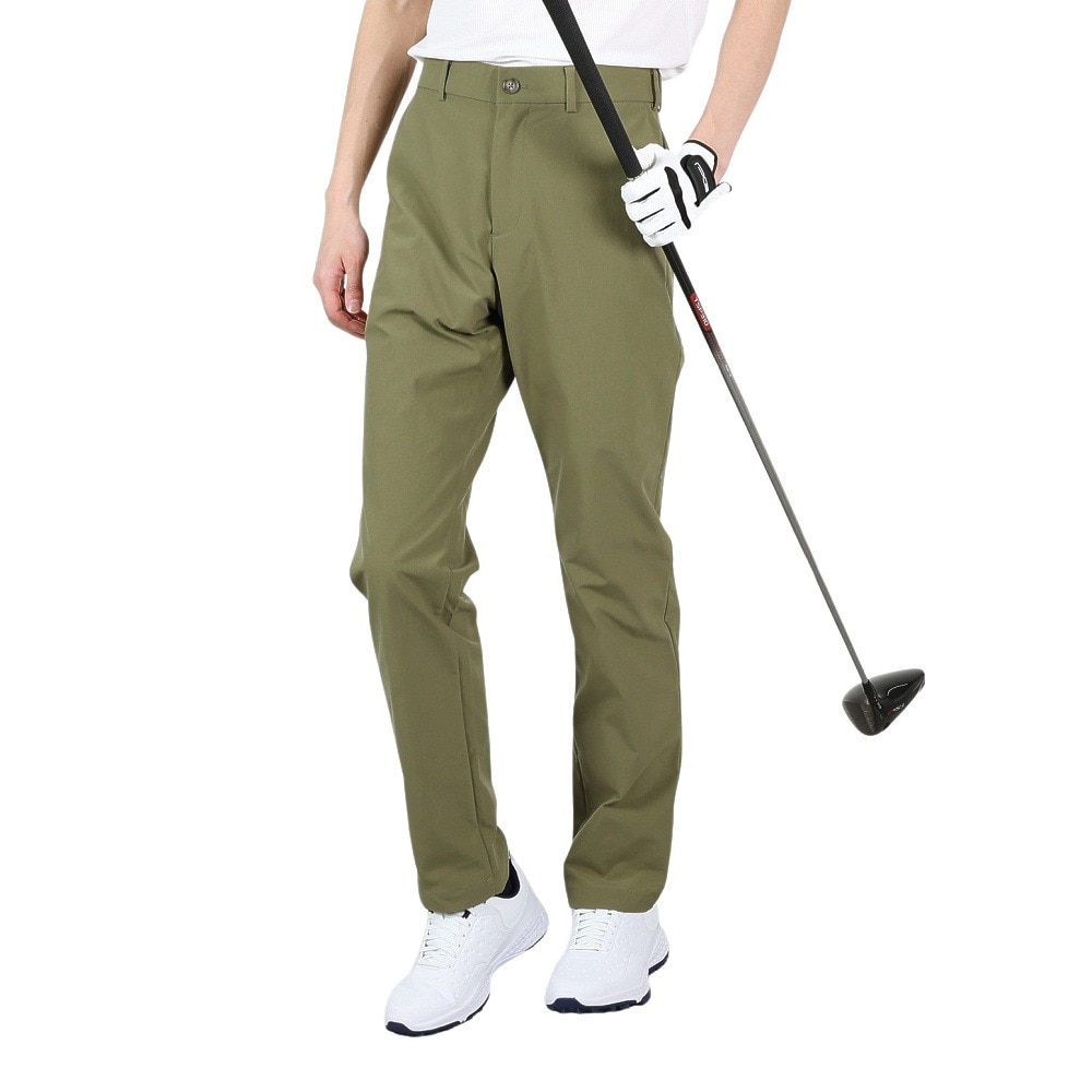 ハ レ ゴルフウェア 軽量 耐久性 通年 STRETCH WOVEN ロングパンツ MPT2200002-OLV Ｓ 37 ゴルフ画像