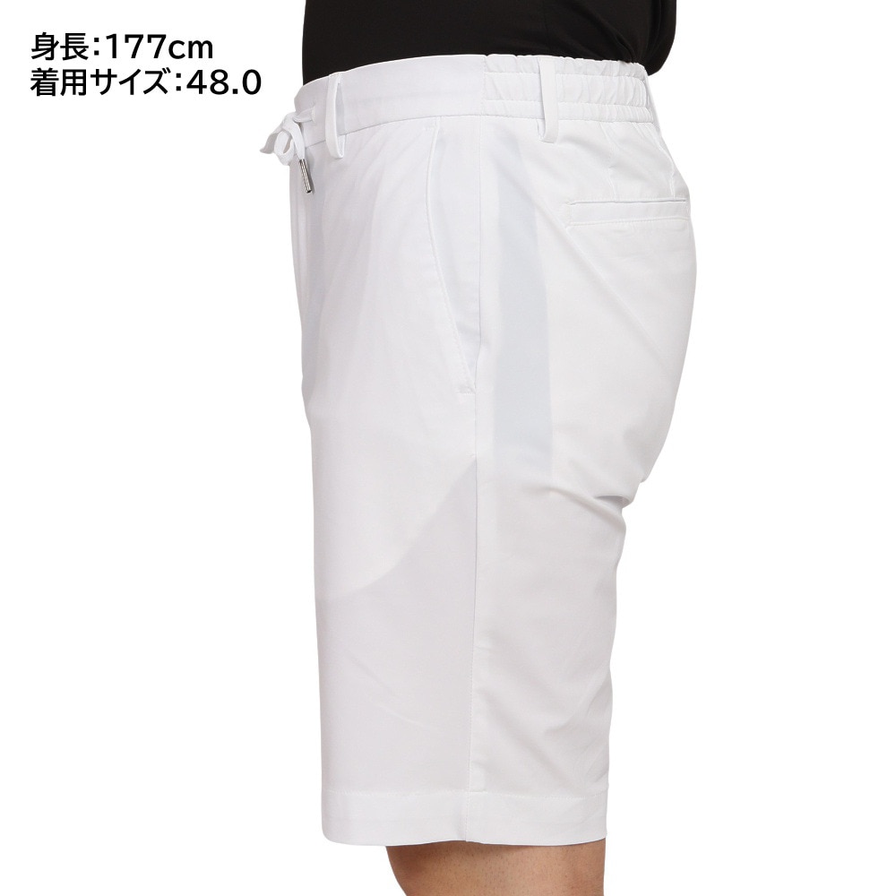 ストリンガ（stringa）（メンズ）ゴルフウェア 速乾 型崩れしにくい 快適 ショーツ ストレッチ ナイロン ノープリーツ ドローコード 32B 8890CWHT