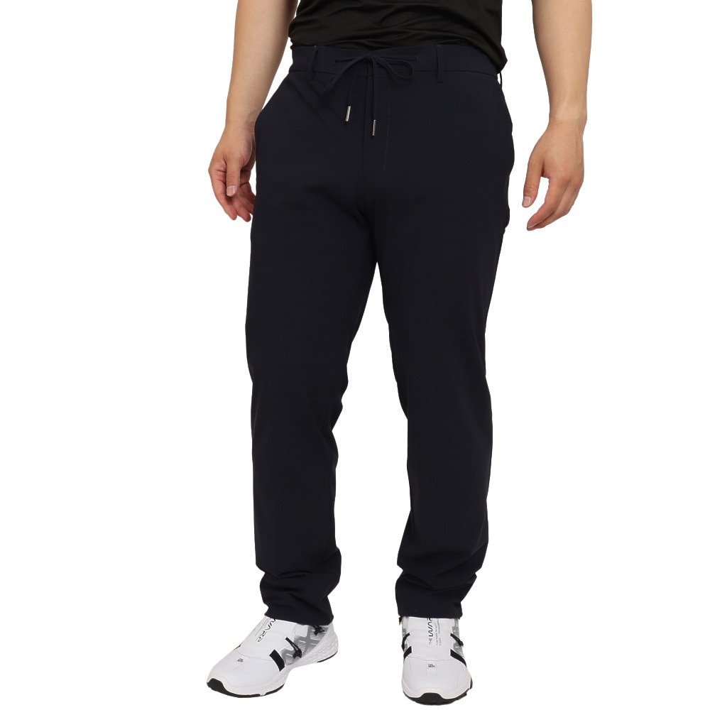 ＜ヴィクトリアゴルフ＞ ストリンガ ゴルフウェア 速乾 型崩れしにくい 快適 pantalone lungo パンツ 32B 8890LNVY ４６．０ 48 ゴルフ画像