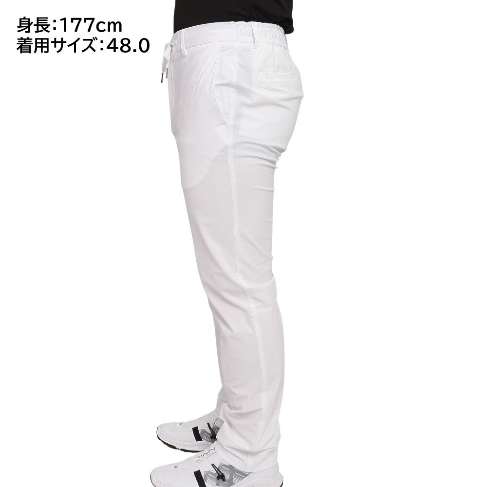 ストリンガ（stringa）（メンズ）ゴルフウェア 速乾 型崩れしにくい 快適 ロングパンツ pantalone lungo パンツ 32B 8890LWHT