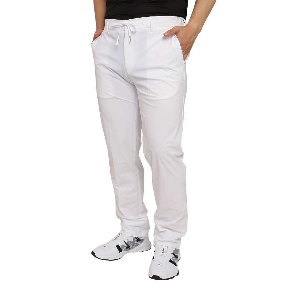 ストリンガ（stringa）（メンズ）ゴルフウェア 速乾 型崩れしにくい 快適 ロングパンツ pantalone lungo パンツ 32B 8890LWHT