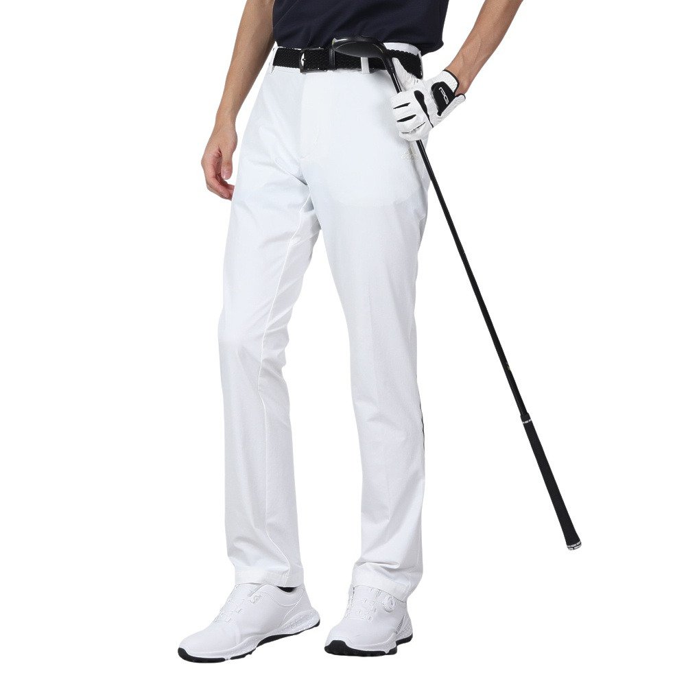 アディダス アディダス Adidas メンズ ゴルフウェア ストレッチ 快適 Ex Stretch Active スリーストライプスパンツ Cu030 Hg1659wh St ゴルフ用品はヴィクトリアゴルフ
