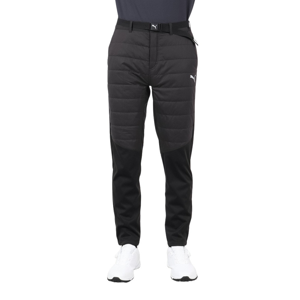 プーマ（PUMA）（メンズ）ゴルフウェア ストレッチパデッドパンツ ベルト付き 539337-01
