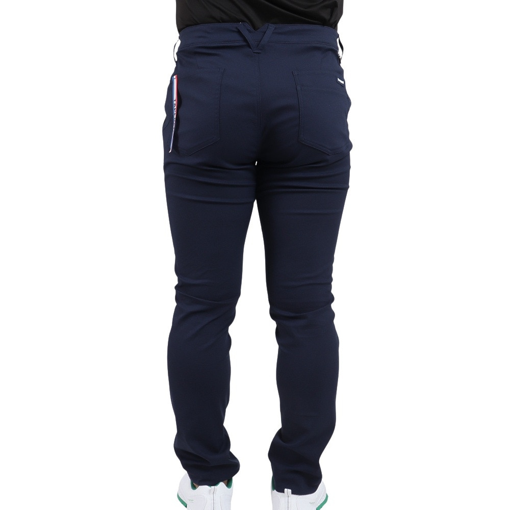 売却 ルコックスポルティフ 2way ワンポイントロゴ ゴルフパンツ M ブラック le coq sportif メンズ