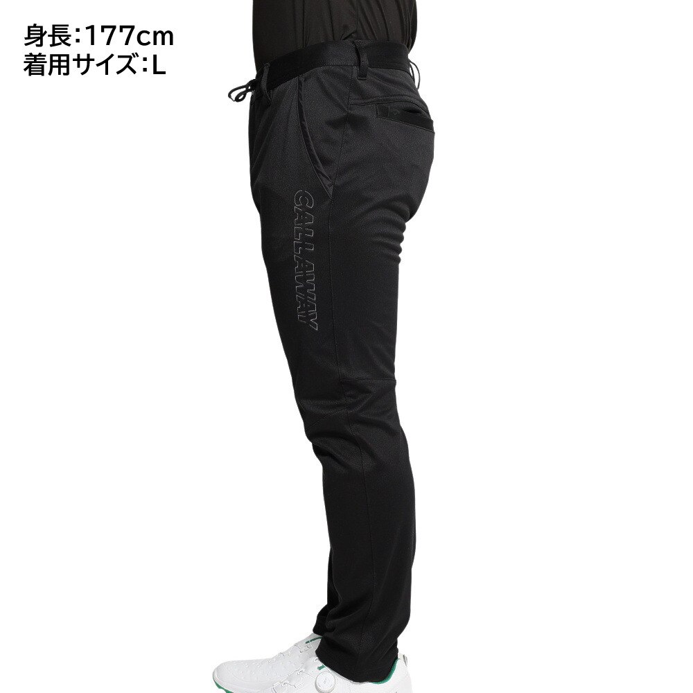 キャロウェイ｜ゴルフウェア 8WAY ストレッチ 撥水性 抗菌ポケット ロゴ ニットツイルジョガーパンツ C22226104-1010 - ゴルフ 用品はヴィクトリアゴルフ