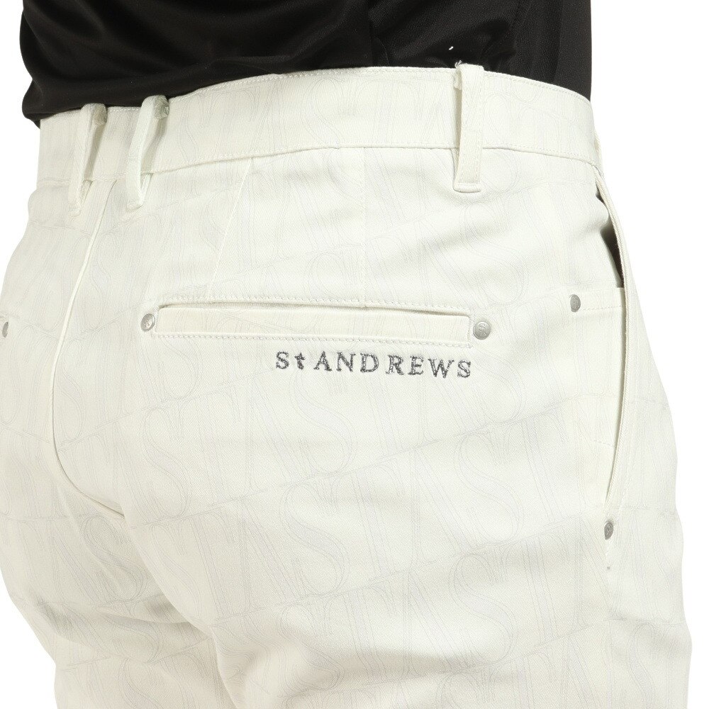 セントアンドリュース(ST.ANDREWS)(メンズ)ゴルフウェア ゴルフウェア STAシルエットプリント ストレッチパンツ 042-2231951-030