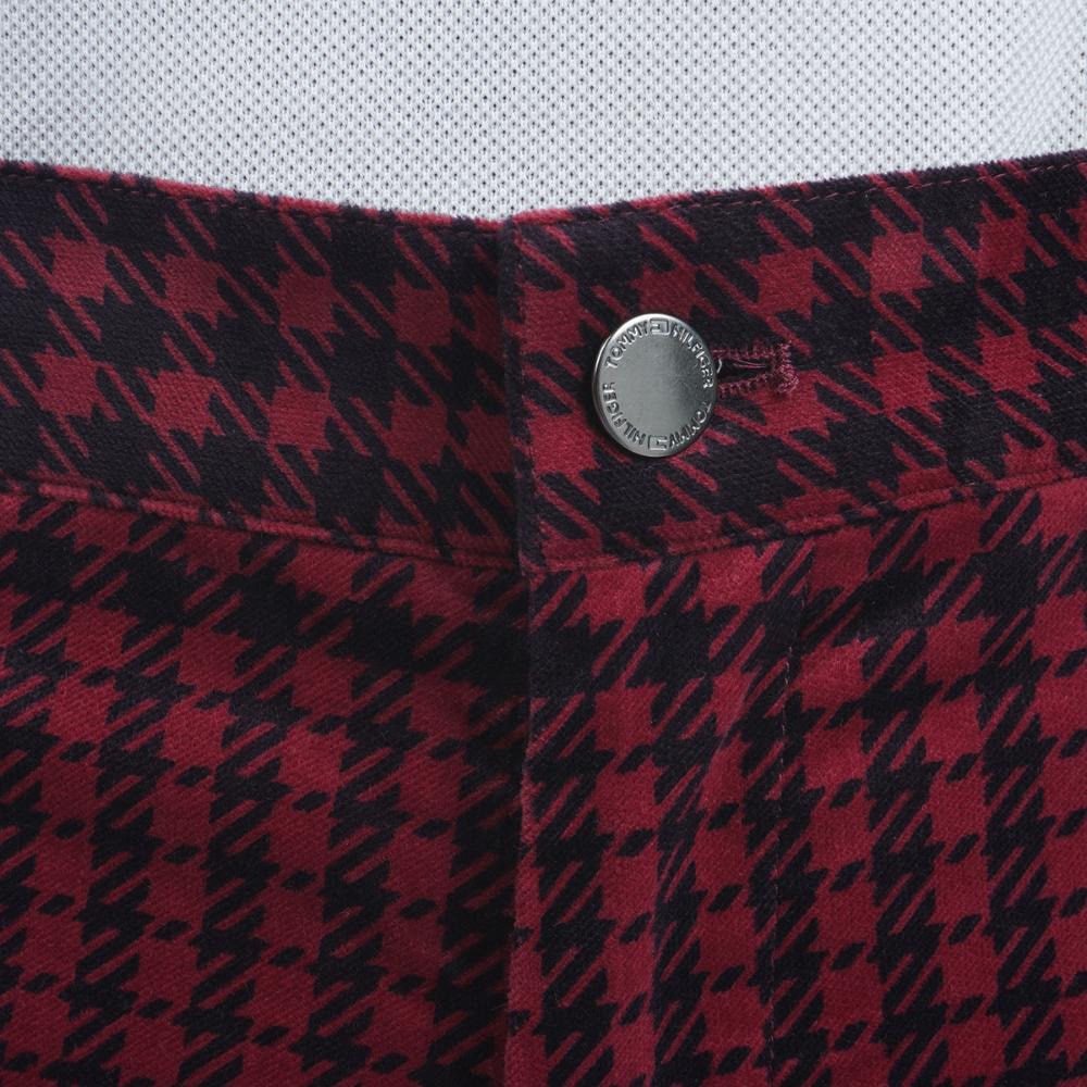 トミー ヒルフィガー ゴルフ（TOMMY HILFIGER GOLF）（メンズ）ゴルフウェア 千鳥チェック柄 テーパードパンツ THMA281-BRD