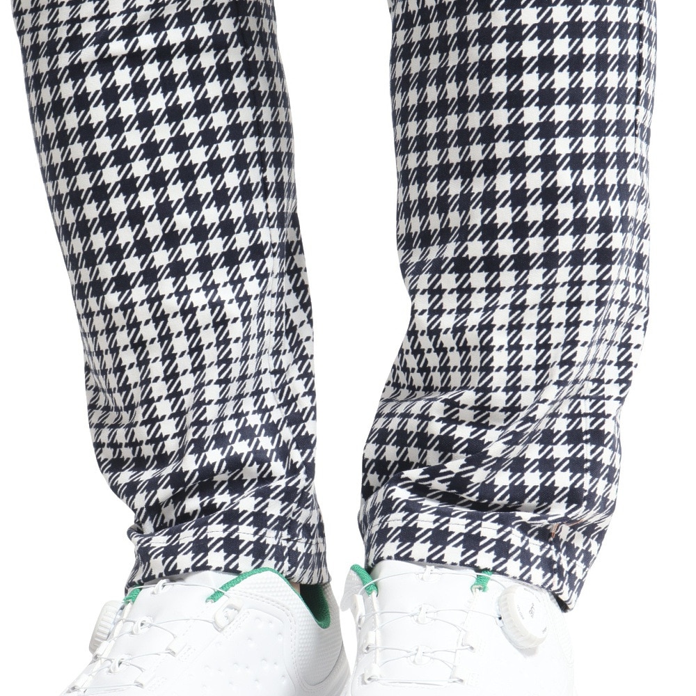 トミー ヒルフィガー ゴルフ（TOMMY HILFIGER GOLF）（メンズ）ゴルフウェア 千鳥チェック柄 テーパードパンツ THMA281-NVY