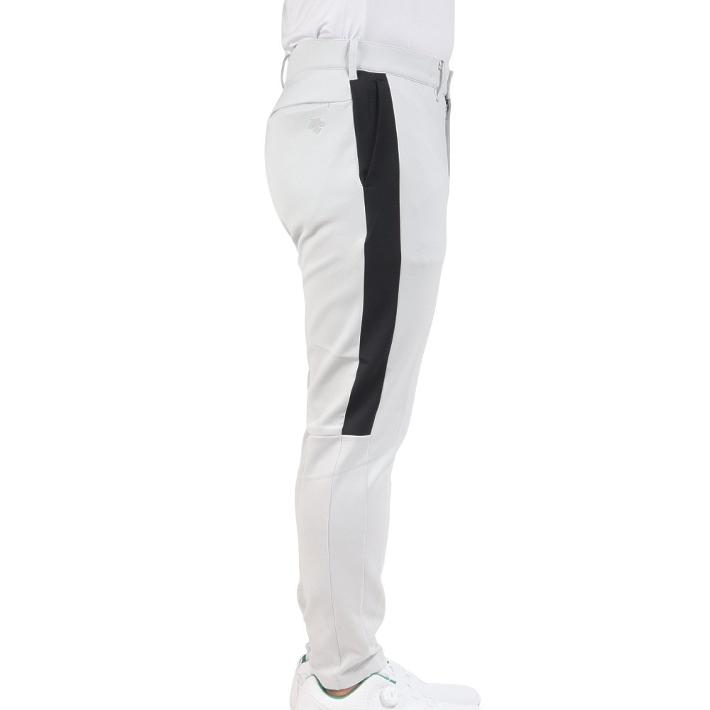 デサントゴルフ（DESCENTEGOLF）（メンズ）ゴルフウェア ストレッチ ロング 吸汗 防風 サイドライン ＵＶ WINDX パンツ DGMUJD00XB GY00