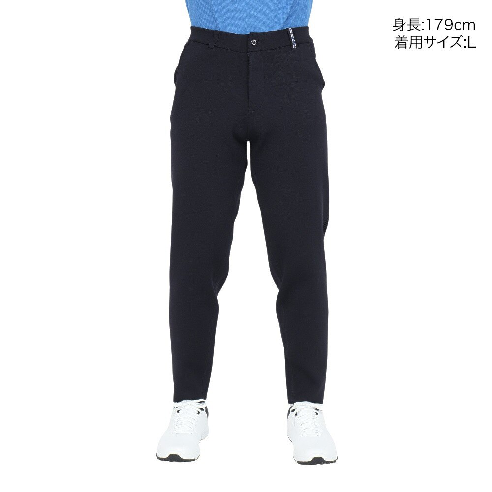 フィドラ（FIDRA）（メンズ）ゴルフウェア 9分丈 ニット ベーシック パンツ FD5NTD14 NVY.