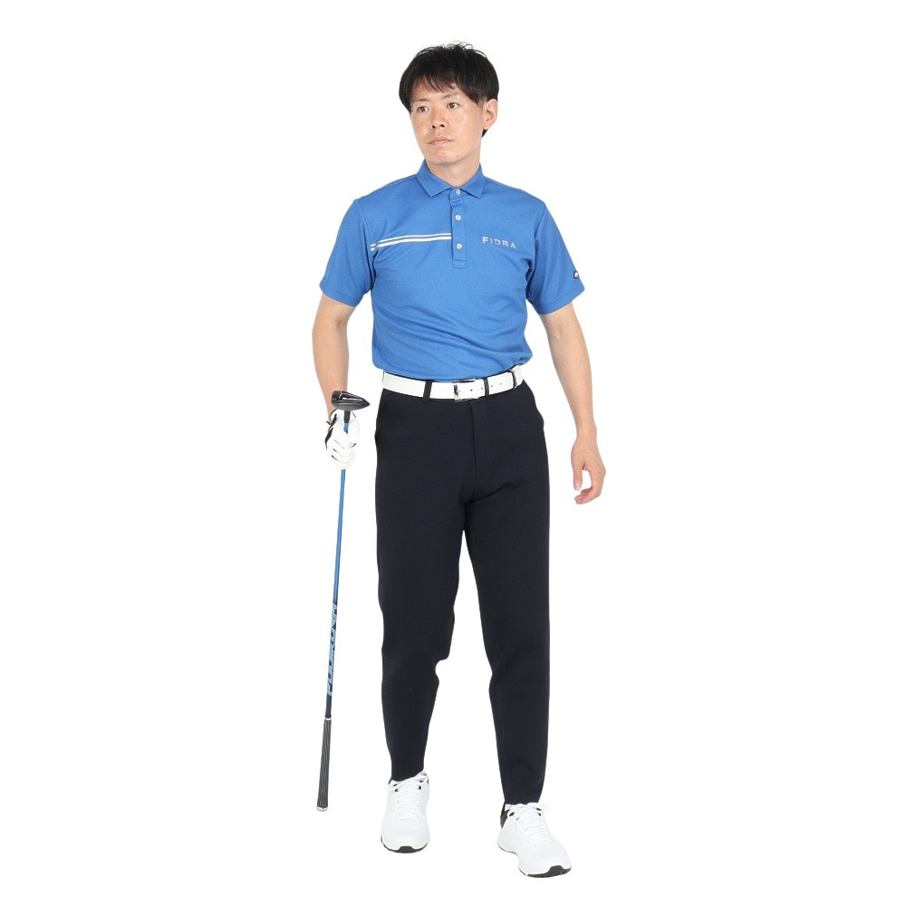 フィドラ（FIDRA）（メンズ）ゴルフウェア 9分丈 ニット ベーシック パンツ FD5NTD14 NVY.