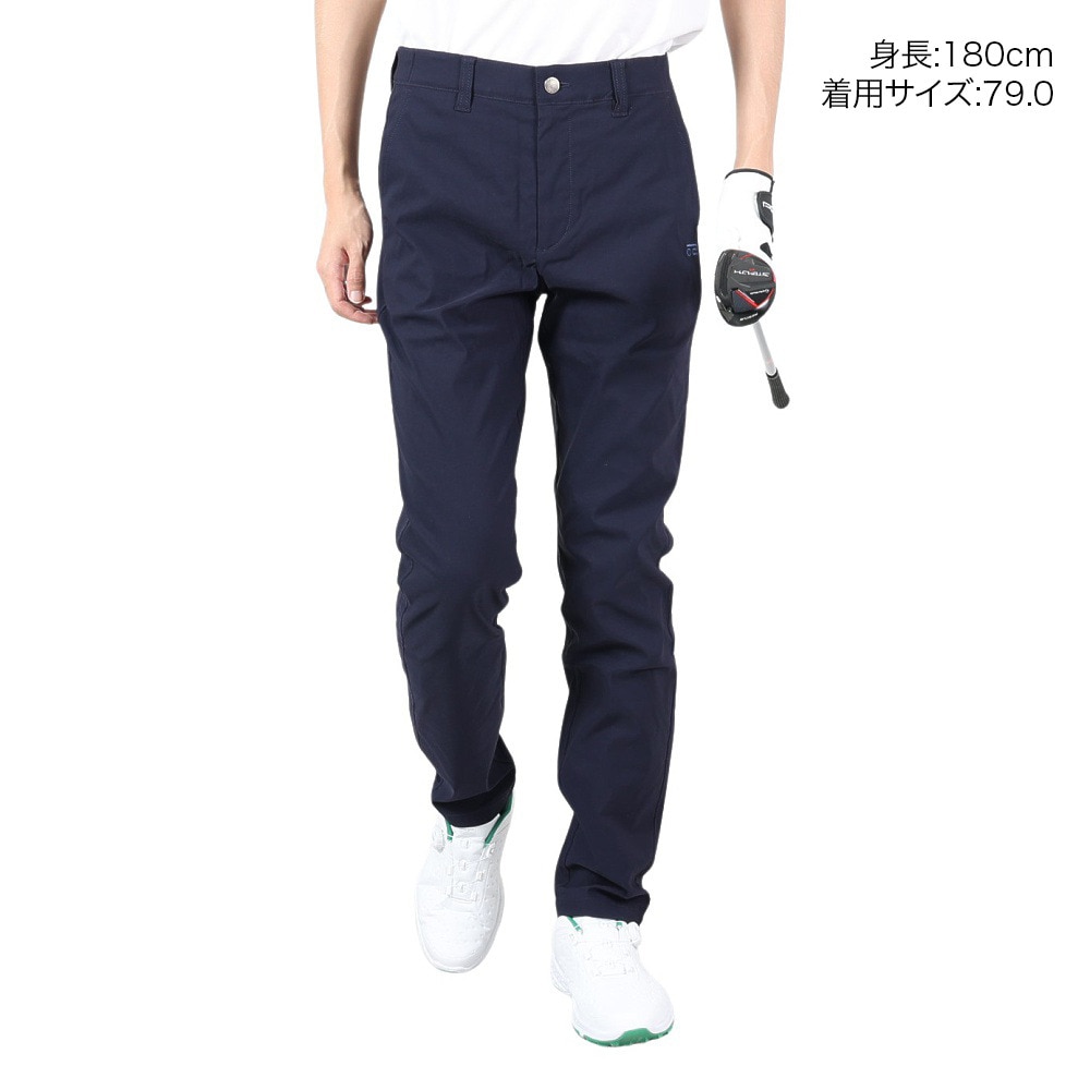 ROSASEN（メンズ）ゴルフウェア 接触冷感 ロングパンツ レーヨンナイロンストレッチタフタパンツ 044-78213-098