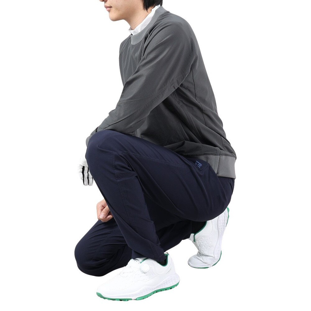 ROSASEN（メンズ）ゴルフウェア 接触冷感 ロングパンツ レーヨンナイロンストレッチタフタパンツ 044-78213-098