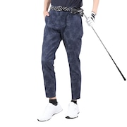 (メンズ)ゴルフウェア 接触冷感 リーフ柄 JQストレッチパンツ 044-78313-098