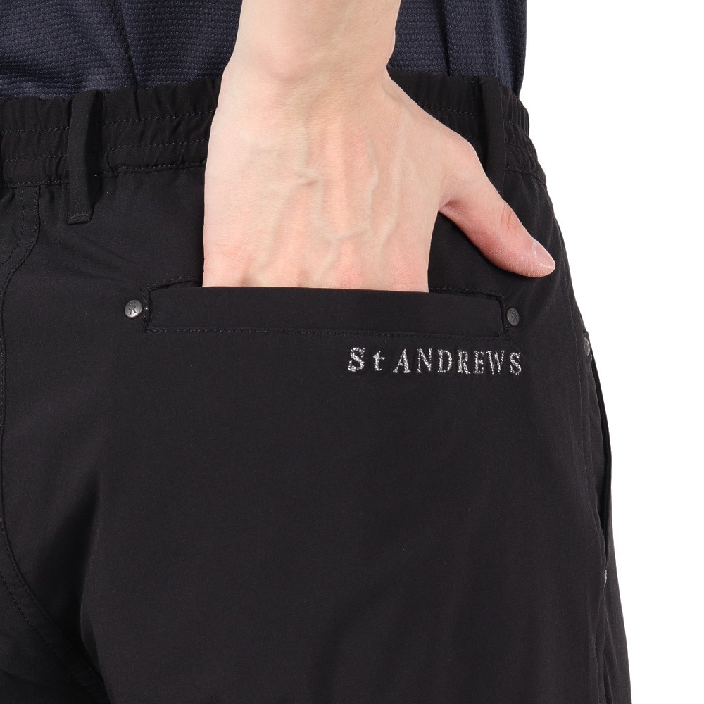 セントアンドリュース（ST.ANDREWS）（メンズ）ゴルフウェア N/PE メランジェパンツ 042-3131251-010