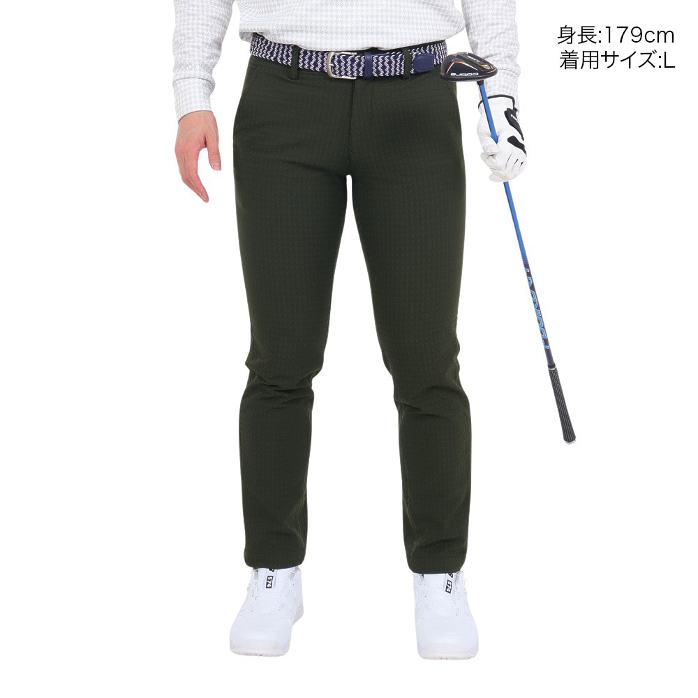 トミーアーマー（Tommy Armour）（メンズ）ゴルフウェア 裏起毛 Dobby Lined パンツ TATV23F020002 OLV