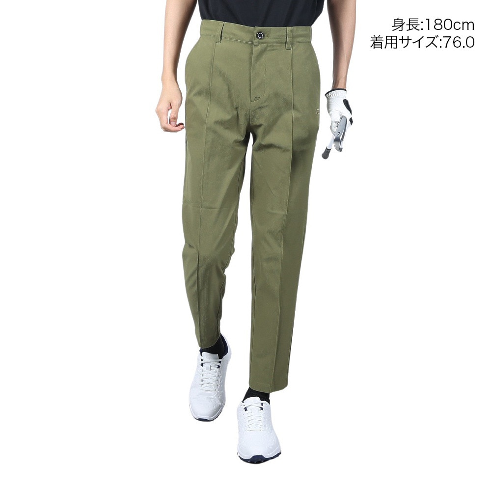 ROSASEN（メンズ）ゴルフウェア 撥水 ロングパンツ ストレッチ リップストップパンツ 044-71313-027