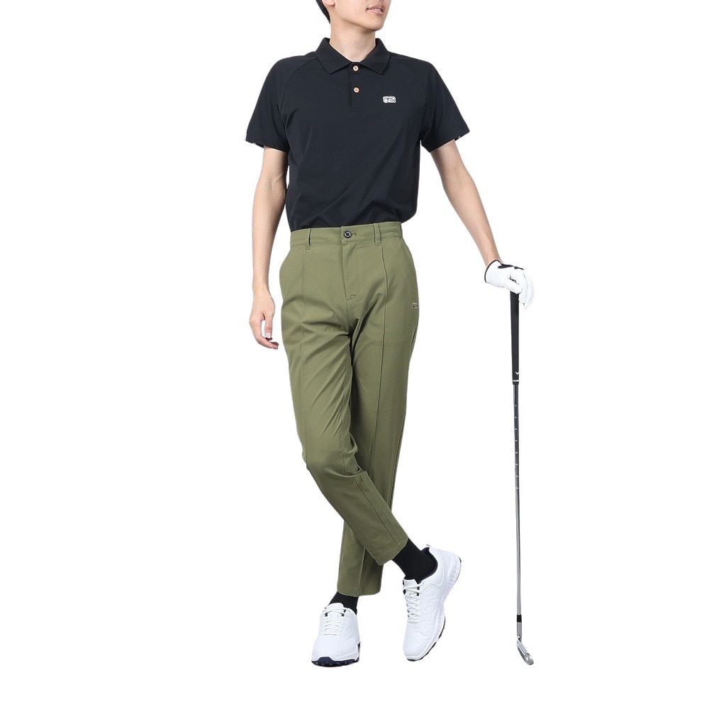 ROSASEN（メンズ）ゴルフウェア 撥水 ロングパンツ ストレッチ リップストップパンツ 044-71313-027