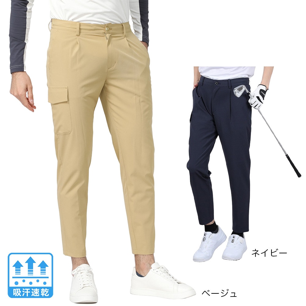 ROSASEN（メンズ）ゴルフウェア ロングパンツ 吸水速乾 ミニリップパンツ 044-71412-098