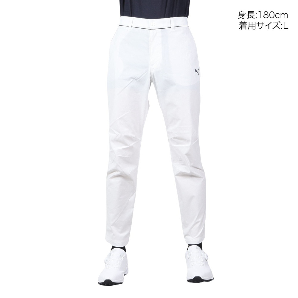 プーマ（PUMA）（メンズ）ゴルフウェア ハイパーストレッチ チドリ スリムテーパードパンツ 627654-01