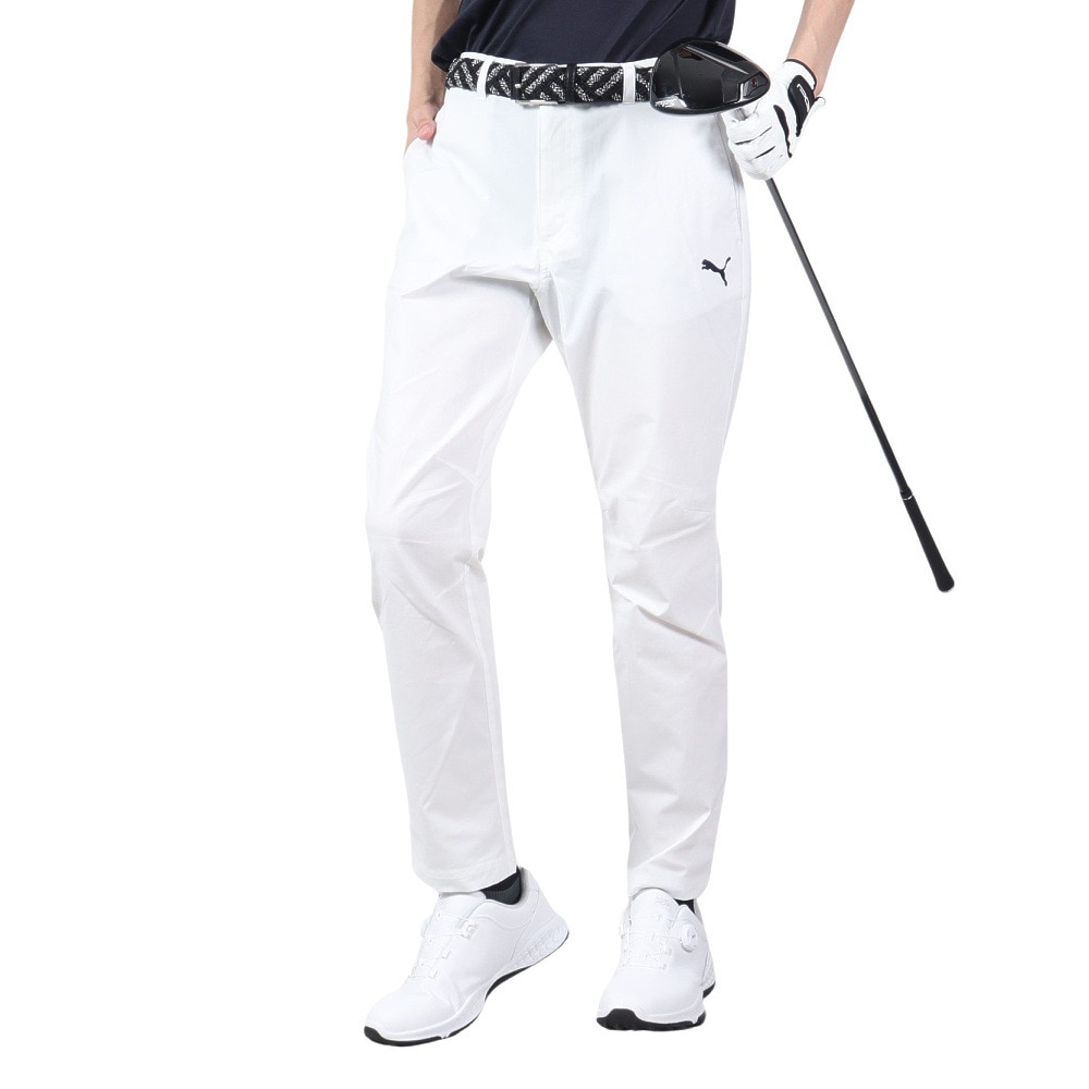 プーマ（PUMA）（メンズ）ゴルフウェア ハイパーストレッチ チドリ スリムテーパードパンツ 627654-01