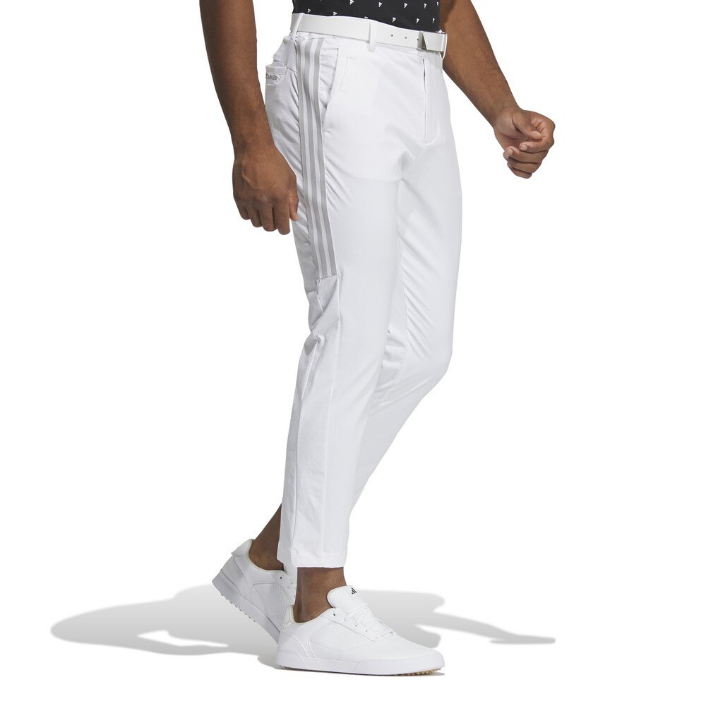 アディダス（adidas）（メンズ）ゴルフウェア スリーストライプス 4WAYストレッチ 撥水アンクルパンツ IKK84-IN9010W