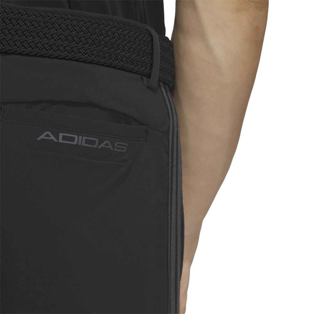 アディダス（adidas）（メンズ）ゴルフウェア スリーストライプス 4WAYストレッチ撥水アンクルパンツ IKK84-IN9011BK