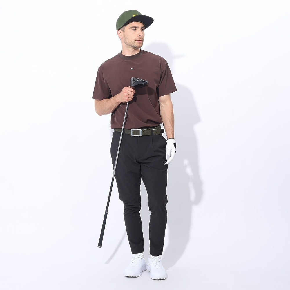 プーマ（PUMA）（メンズ）ゴルフウェア 吸汗速乾 EXストレッチワイドテーパードパンツ 631004-01
