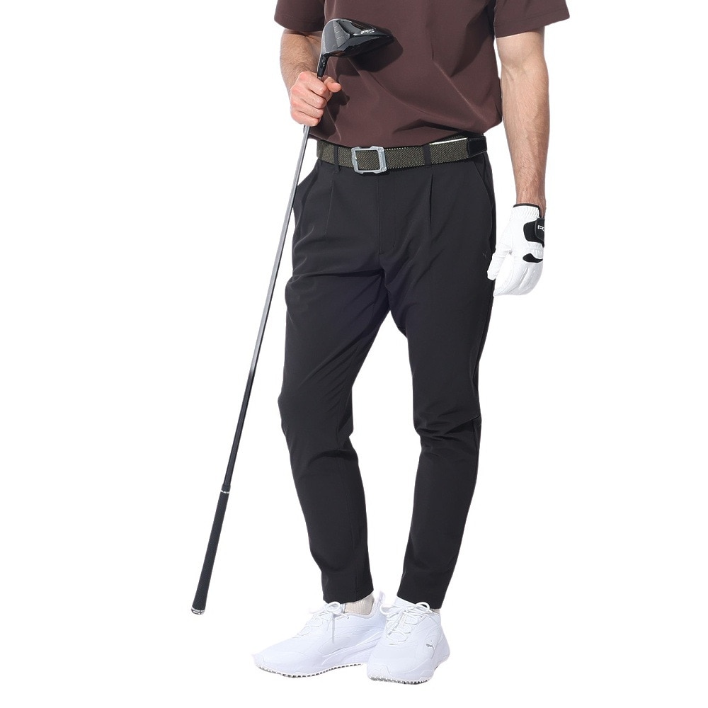 プーマ（PUMA）（メンズ）ゴルフウェア 吸汗速乾 EXストレッチワイドテーパードパンツ 631004-01