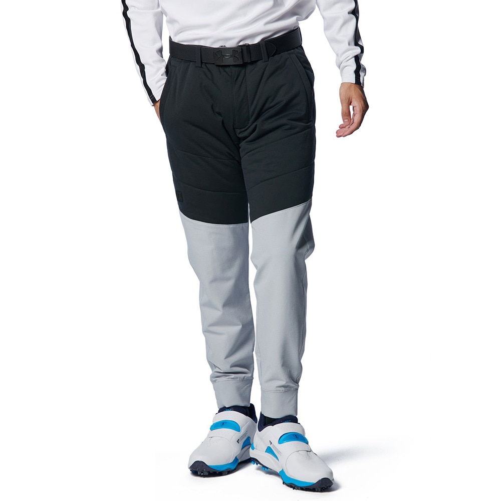 アンダーアーマー（UNDER ARMOUR）（メンズ）ゴルフウェア 裏起毛 ドライブ プロ インサレーテッド ハイブリッド ジョガーパンツ 1388314 002