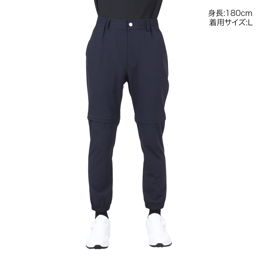 ROSASEN（メンズ）ゴルフウェア 2WAY UVケア A-Line ナイロンリップパンツ 047-72911-098
