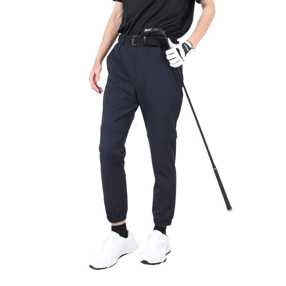 ROSASEN（メンズ）ゴルフウェア 2WAY UVケア A-Line ナイロンリップパンツ 047-72911-098