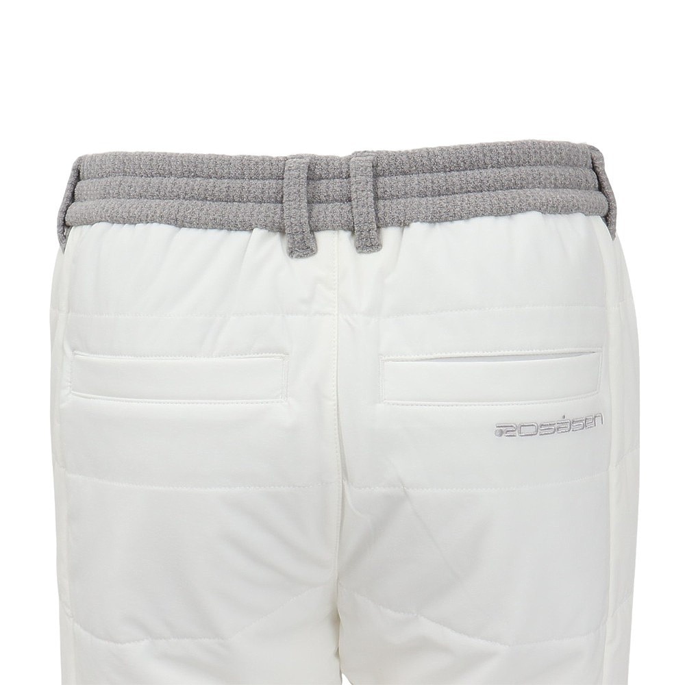 ROSASEN（メンズ）ゴルフウェア 蓄熱保温 変形カノコ裏起毛 タフタパンツ 044-72112-013-24AW
