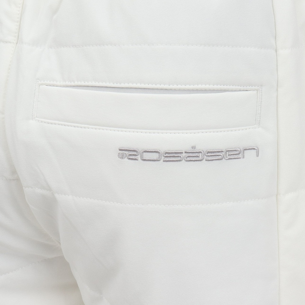 ROSASEN（メンズ）ゴルフウェア 蓄熱保温 変形カノコ裏起毛 タフタパンツ 044-72112-013-24AW