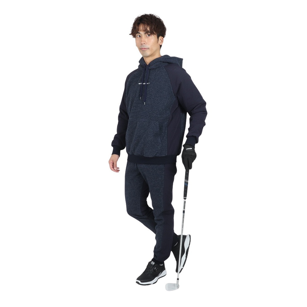 ROSASEN（メンズ）ゴルフウェア 保温 変形カノコ裏起毛×タフタパンツ 044-72112-098-24AW