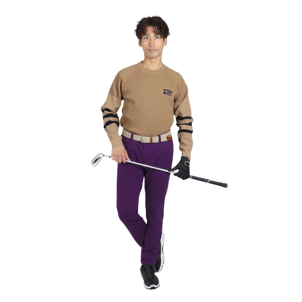 ROSASEN（メンズ）ゴルフウェア 裏起毛 定番チノストレッチパンツ 044-72911-083-24AW